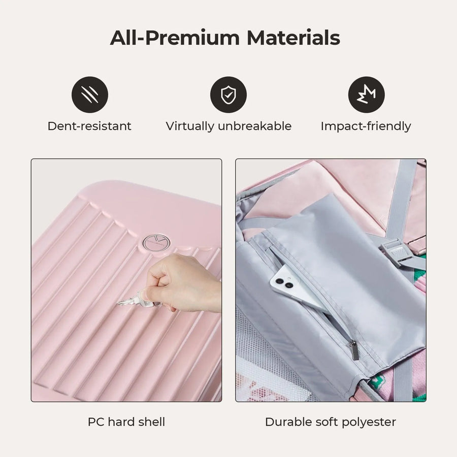 Odyssey 20 Inch Airline Approved Hardside Spinner Suitcase - Stellarmarketstore