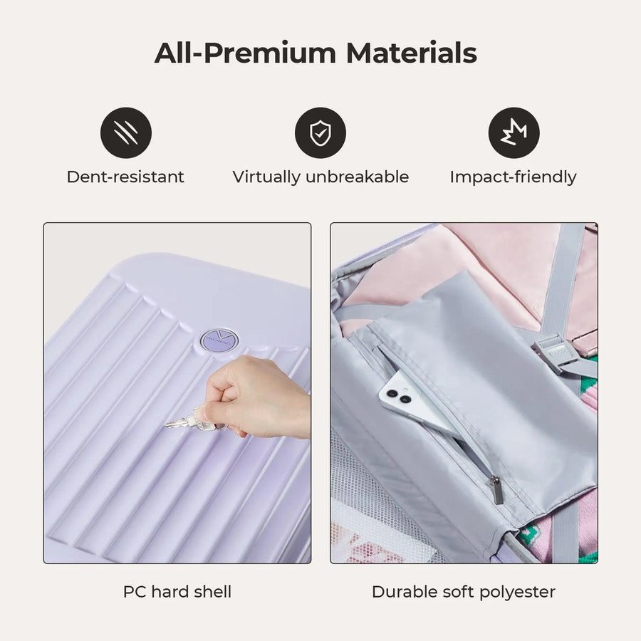 Odyssey 20 Inch Airline Approved Hardside Spinner Suitcase - Stellarmarketstore