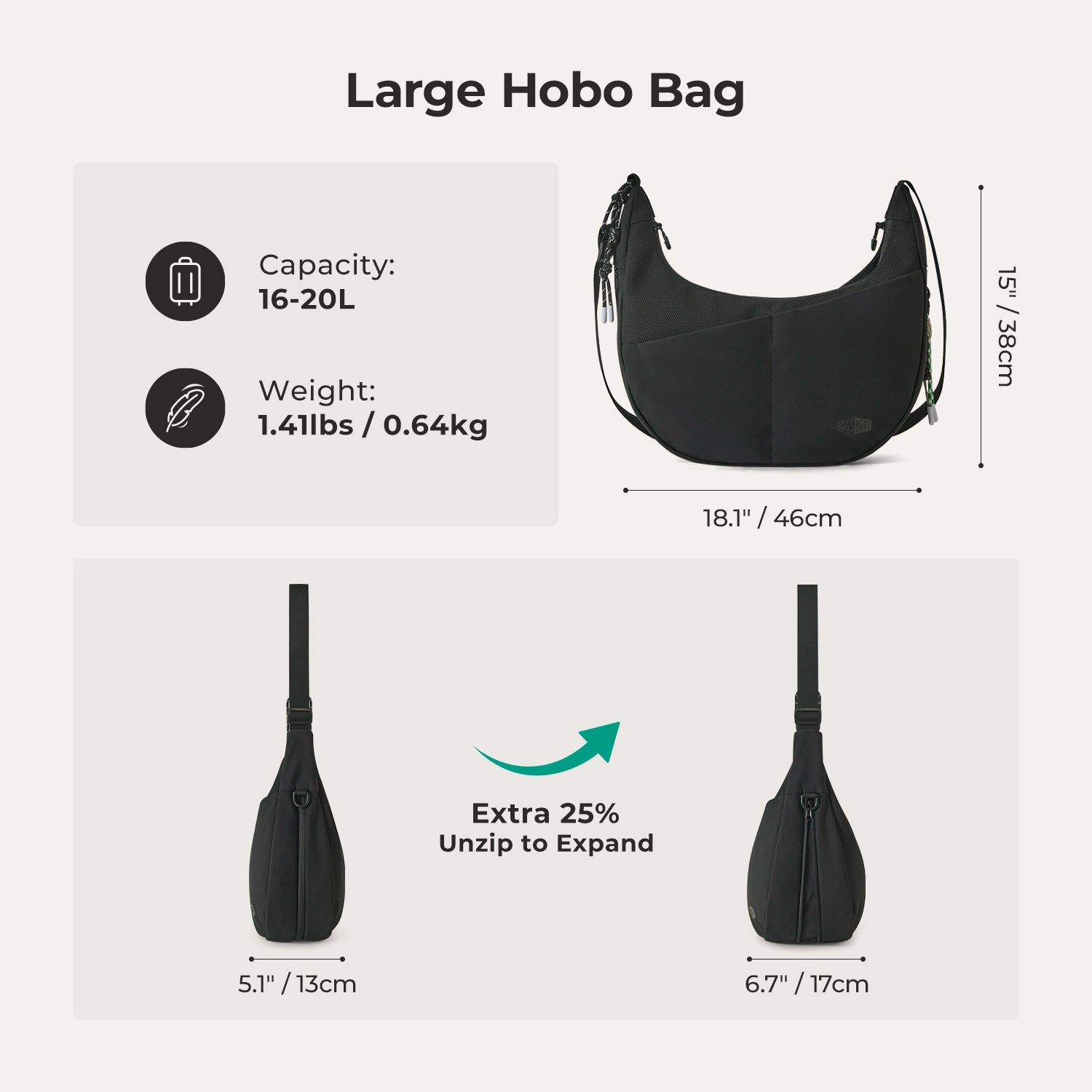 REIKI Hobo Bag