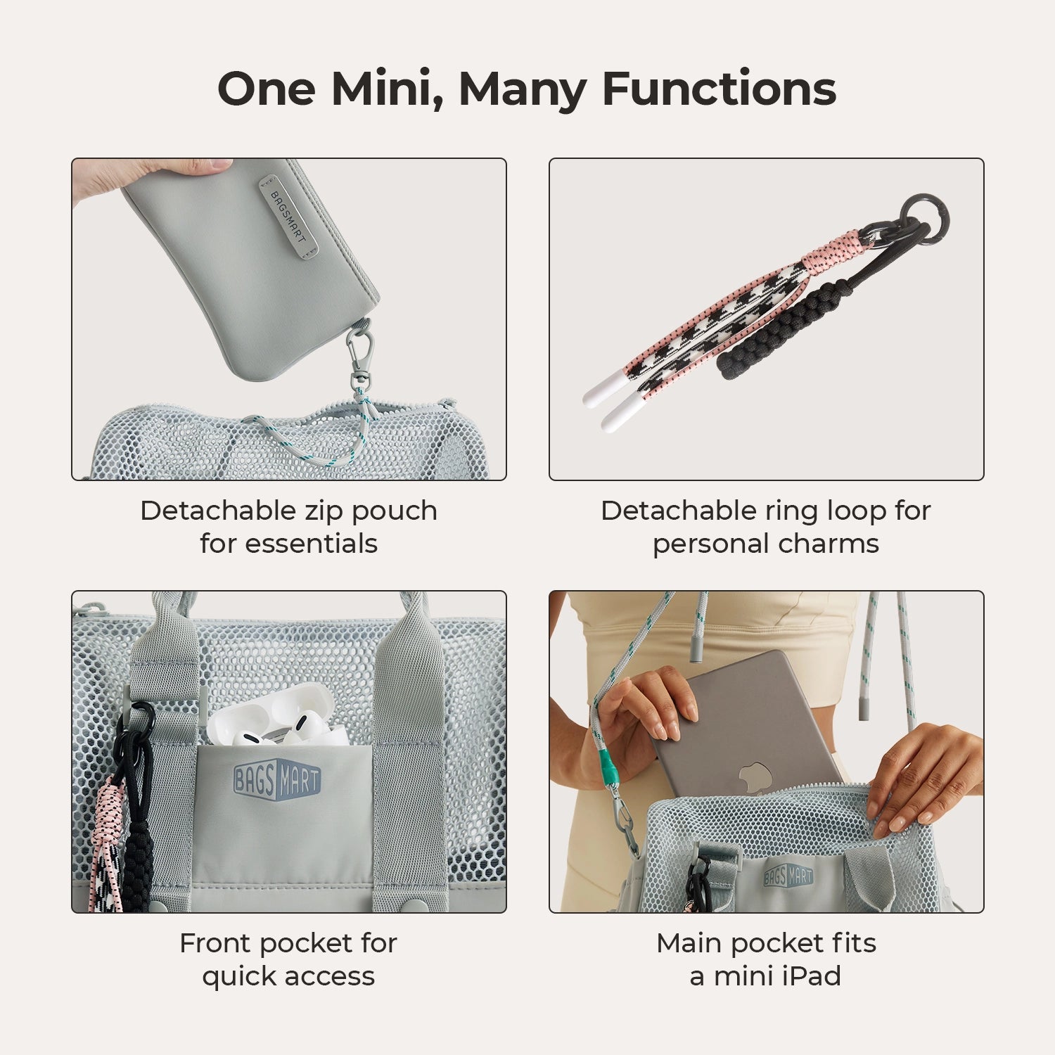 REIKI 5.5L Mesh Mini Duffle