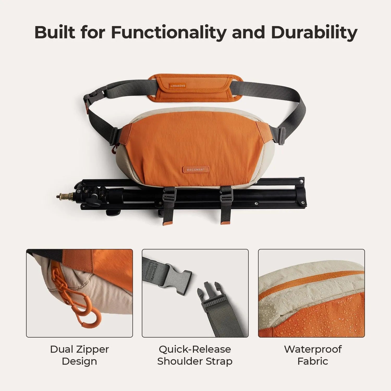 Soar 6L Camera Sling Bag with Tripod Holder - Stellarmarketstore