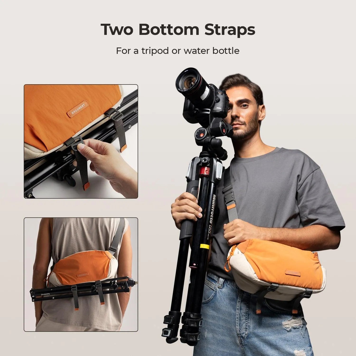 Soar 6L Camera Sling Bag with Tripod Holder - Stellarmarketstore