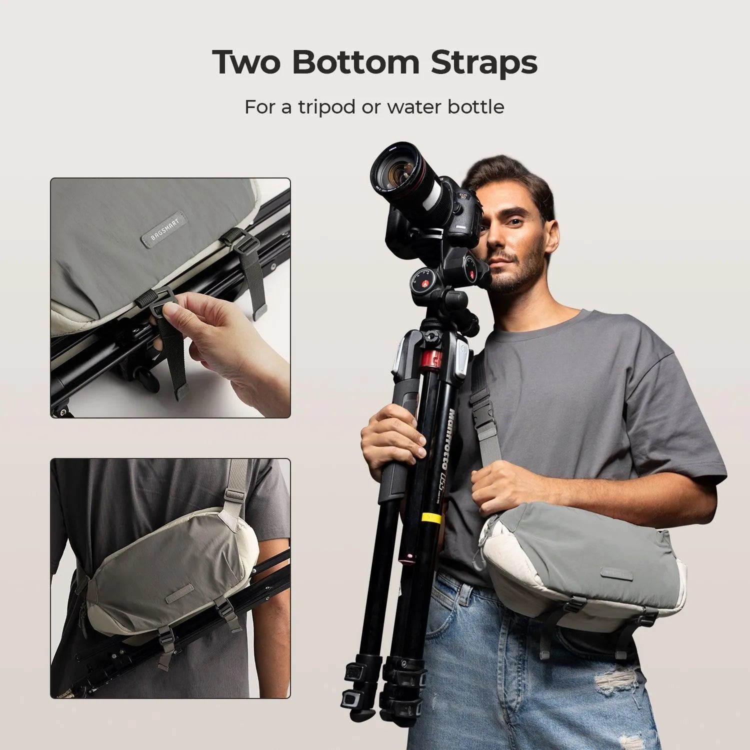 Soar 6L Camera Sling Bag with Tripod Holder - Stellarmarketstore