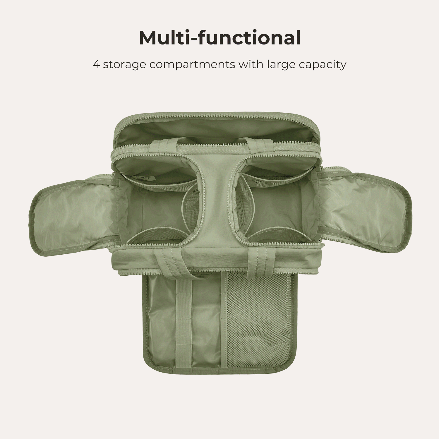 Zora Spacesaver 4-in-1 Puffy Multi-Functional Toiletry Bag - Stellarmarketstore