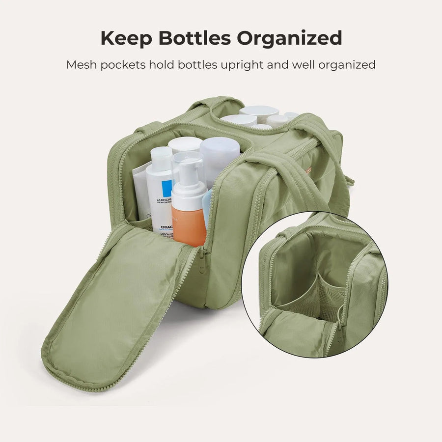 Zora Spacesaver 4-in-1 Puffy Multi-Functional Toiletry Bag - Stellarmarketstore