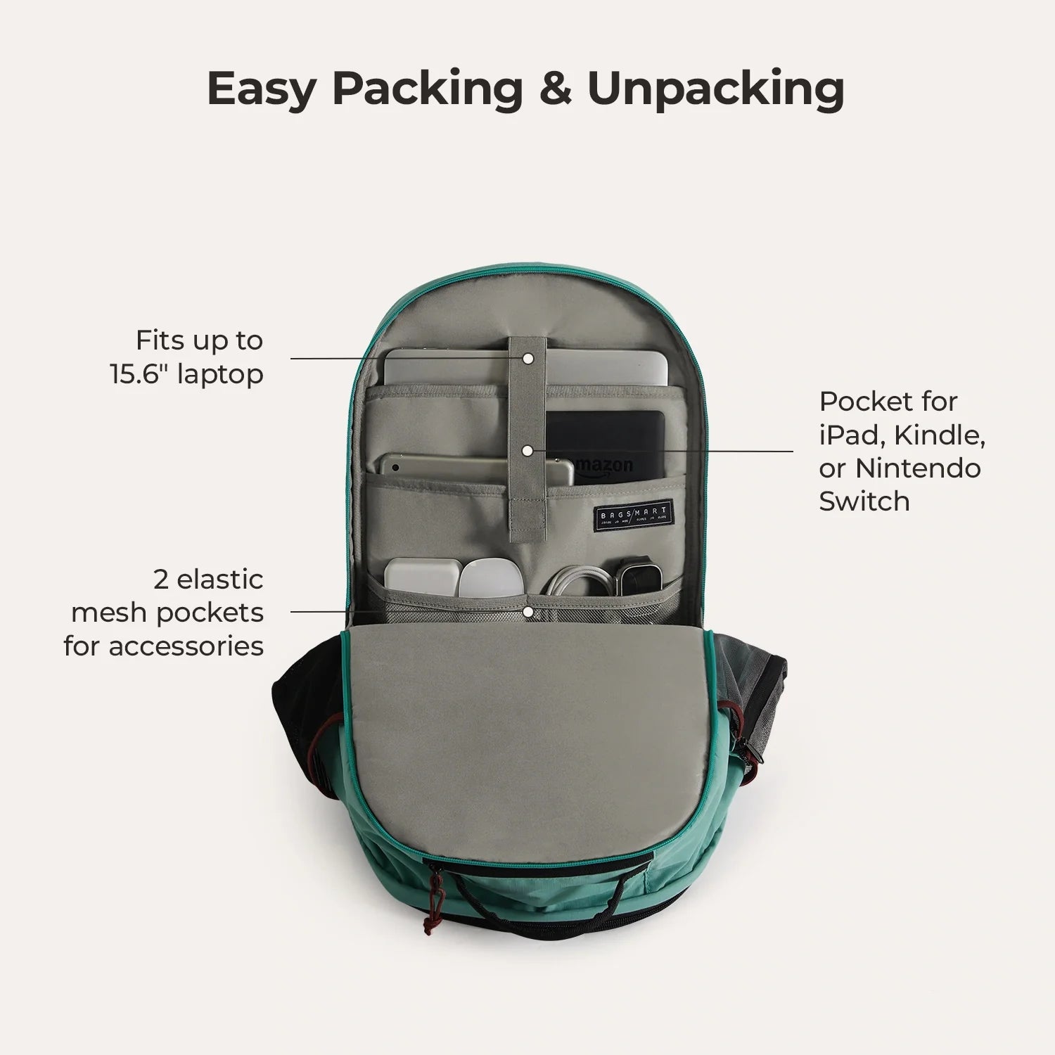 Focus 15.6" Laptop Backpack