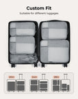 6PCS Compression Travel Packing Cubes for Suitcases - Stellarmarketstore