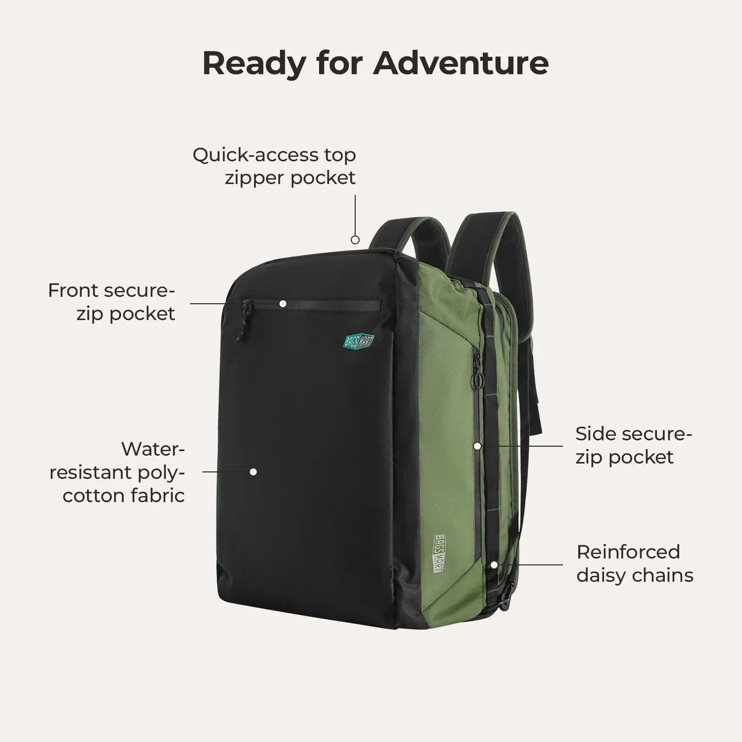 Vega 43L Carry On Travel Duffle Backpack - Stellarmarketstore