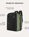 Vega 43L Carry On Travel Duffle Backpack - Stellarmarketstore