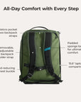 Vega 43L Carry On Travel Duffle Backpack - Stellarmarketstore