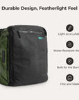 Vega 43L Carry On Travel Duffle Backpack - Stellarmarketstore