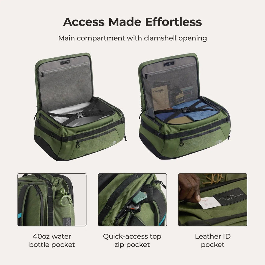 Vega 43L Carry On Travel Duffle Backpack - Stellarmarketstore