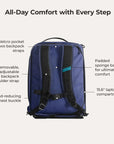 Vega 43L Carry On Travel Duffle Backpack - Stellarmarketstore