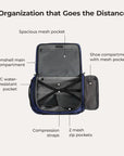 Vega 43L Carry On Travel Duffle Backpack - Stellarmarketstore