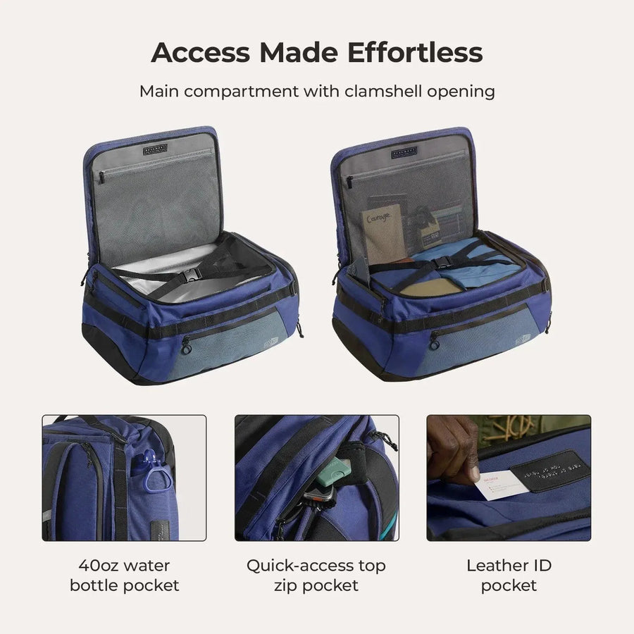 Vega 43L Carry On Travel Duffle Backpack - Stellarmarketstore