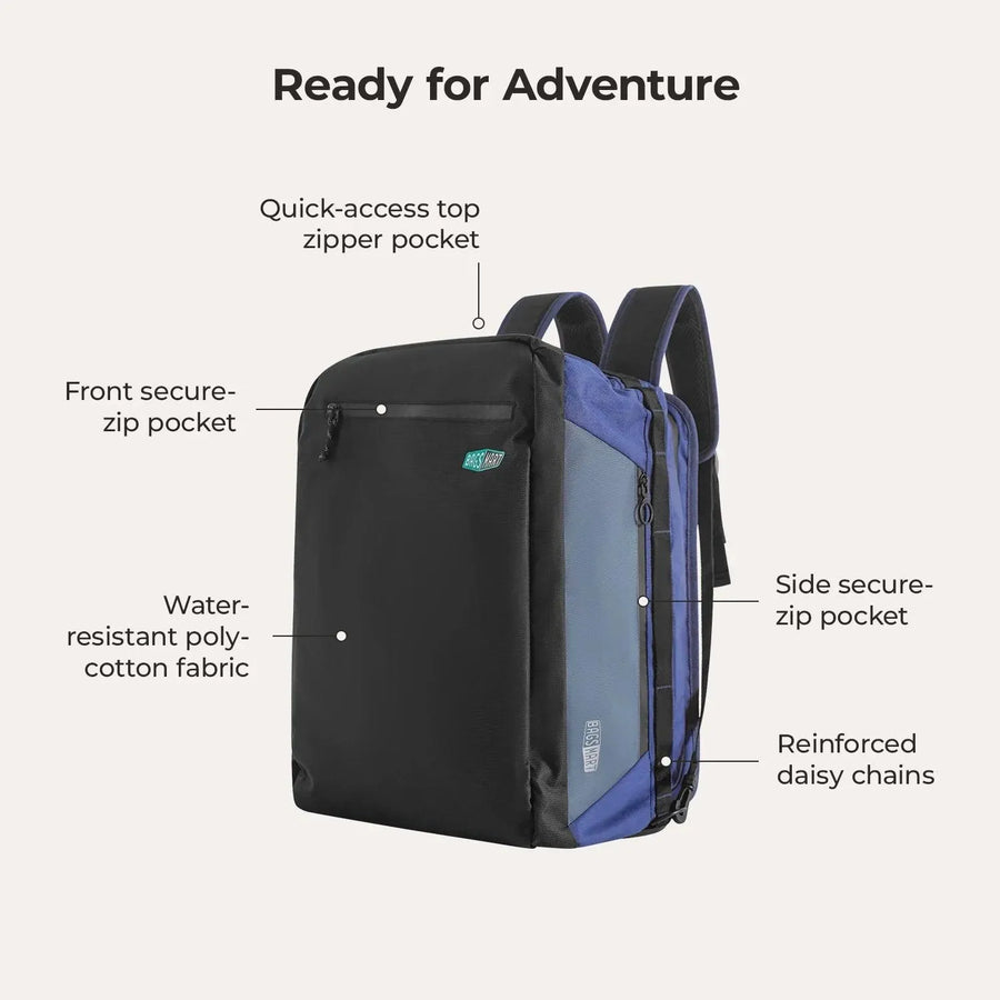 Vega 43L Carry On Travel Duffle Backpack - Stellarmarketstore