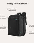 Vega 43L Carry On Travel Duffle Backpack - Stellarmarketstore