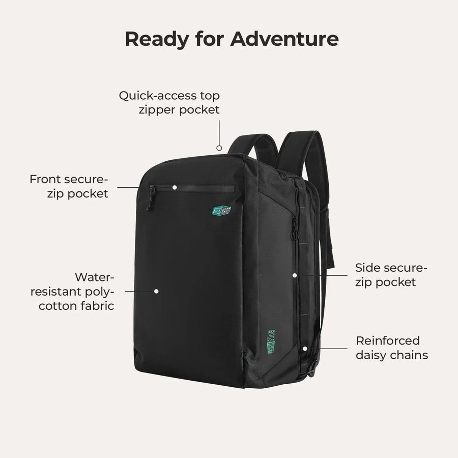 Vega 43L Carry On Travel Duffle Backpack - Stellarmarketstore