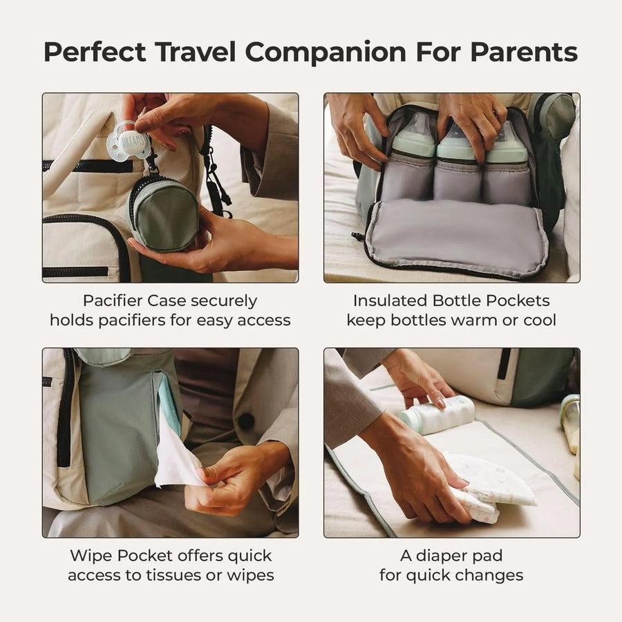 Walker 25L Featherlight Travel Diaper Backpack - Stellarmarketstore