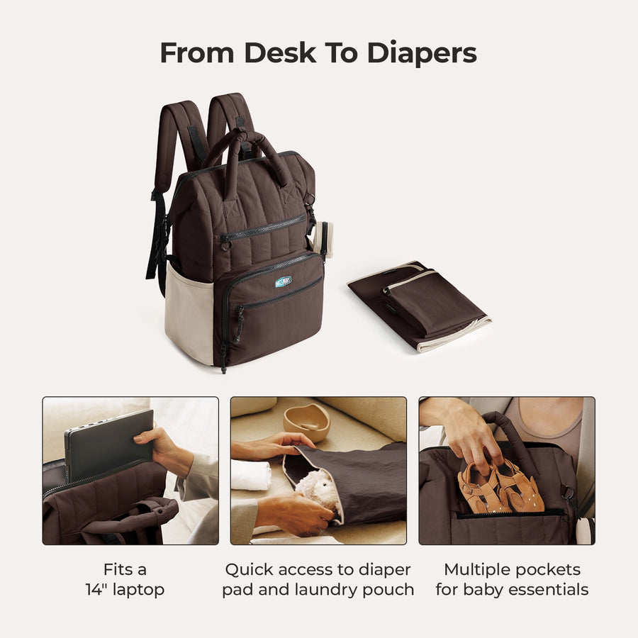 Paz 25L Diaper Backpack