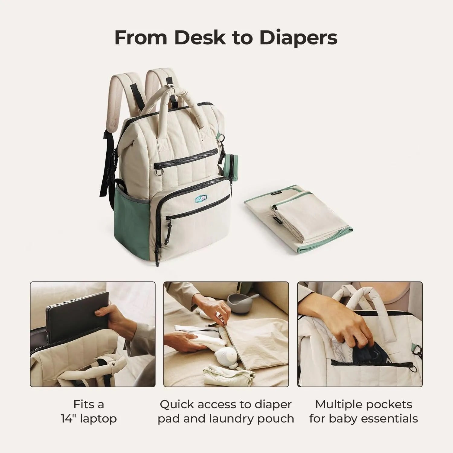 Walker 25L Featherlight Travel Diaper Backpack - Stellarmarketstore