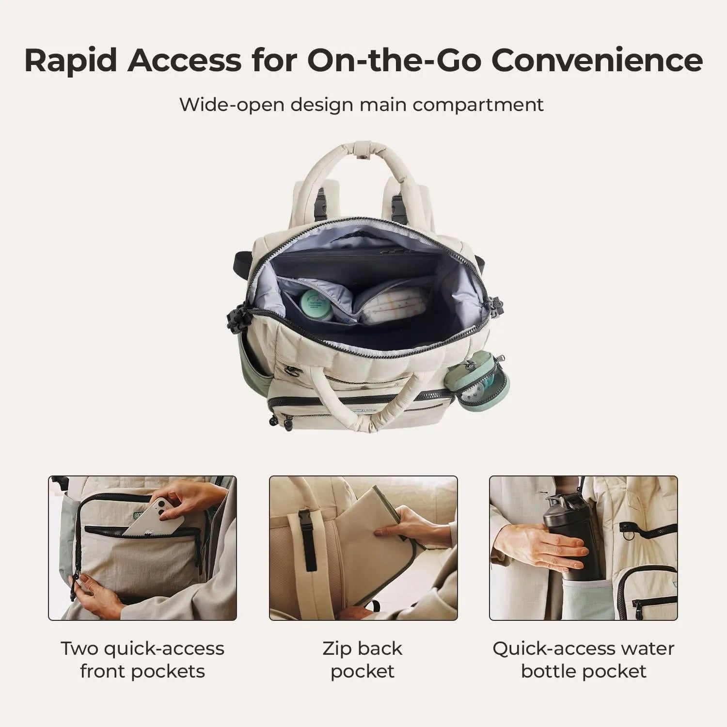 Walker 25L Featherlight Travel Diaper Backpack - Stellarmarketstore