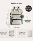 Walker 25L Featherlight Travel Diaper Backpack - Stellarmarketstore