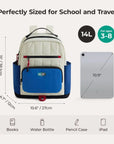 Walker 14L Featherlight Color Block Kids Backpack with Pencil Case - Stellarmarketstore