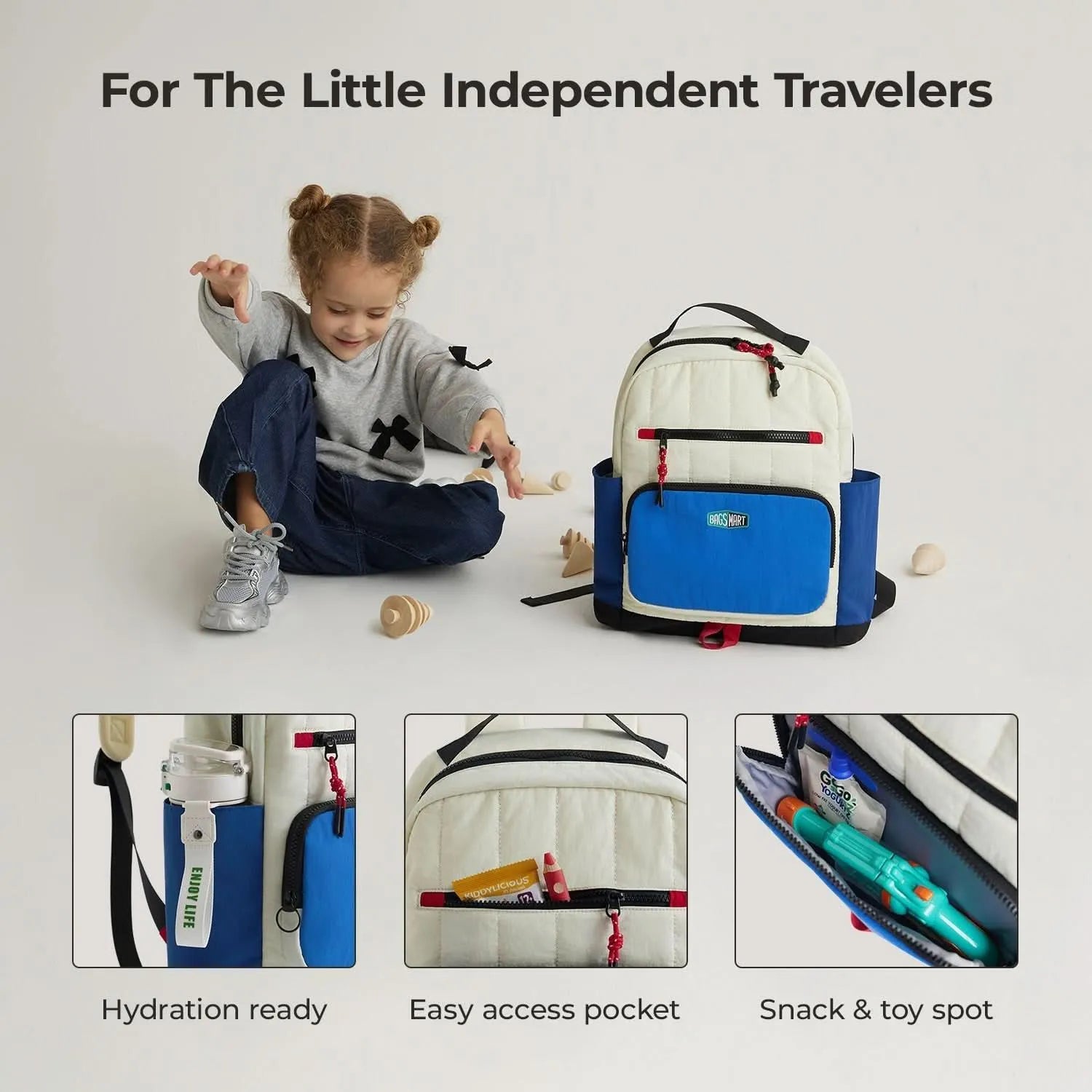 Walker 14L Featherlight Color Block Kids Backpack with Pencil Case - Stellarmarketstore