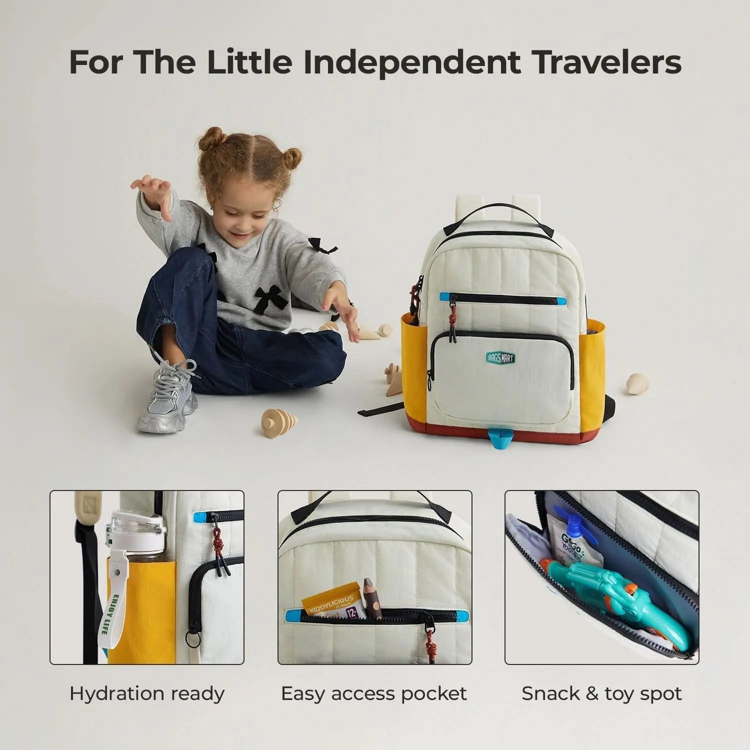 Walker 14L Featherlight Color Block Kids Backpack with Pencil Case - Stellarmarketstore