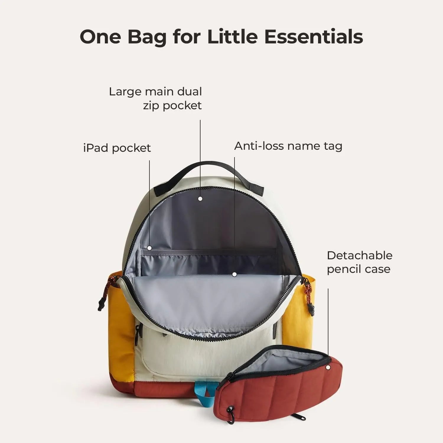 Walker 14L Featherlight Color Block Kids Backpack with Pencil Case - Stellarmarketstore