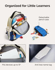 Walker 14L Featherlight Color Block Kids Backpack with Pencil Case - Stellarmarketstore