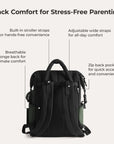 Walker 25L Featherlight Travel Diaper Backpack - Stellarmarketstore