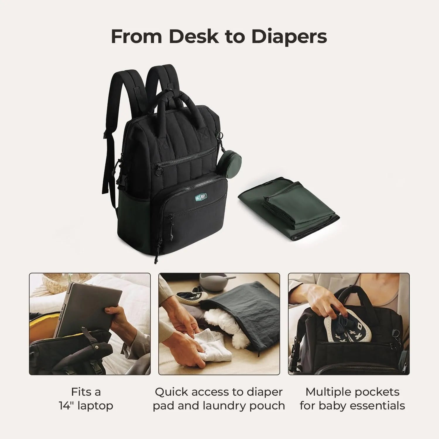 Walker 25L Featherlight Travel Diaper Backpack - Stellarmarketstore