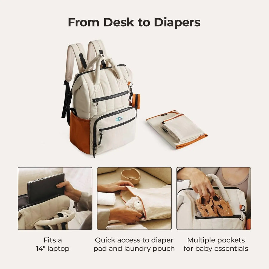 Walker 25L Featherlight Travel Diaper Backpack - Stellarmarketstore