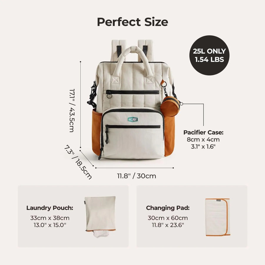 Walker 25L Featherlight Travel Diaper Backpack - Stellarmarketstore