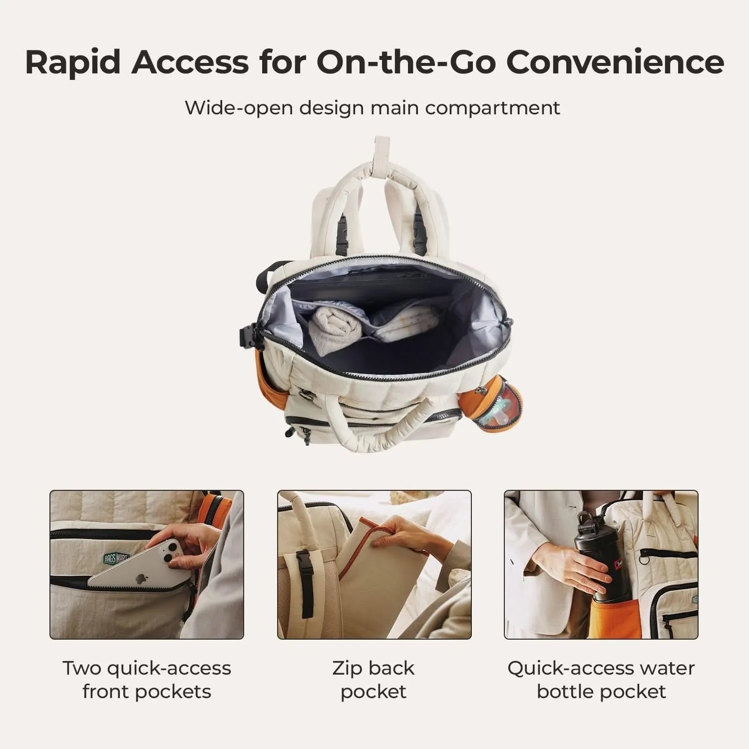 Walker 25L Featherlight Travel Diaper Backpack - Stellarmarketstore