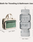 Walker Hanging Travel Toiletry Bag with Waterproof Compartment - Stellarmarketstore