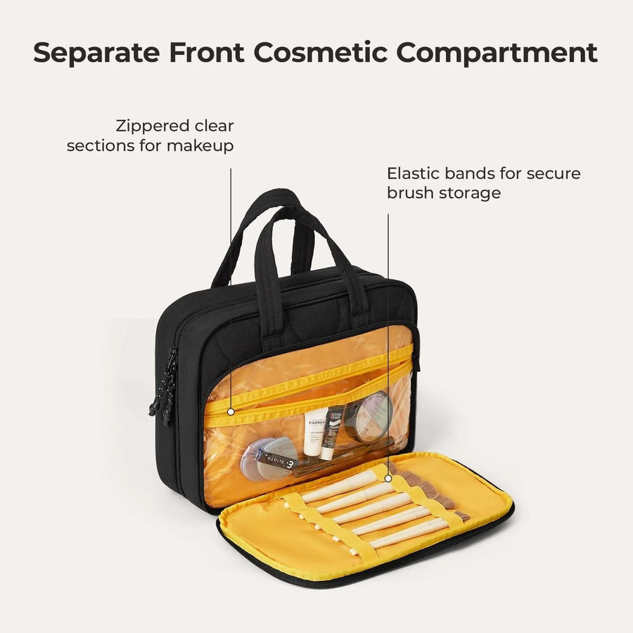 Walker Hanging Travel Toiletry Bag with Waterproof Compartment - Stellarmarketstore
