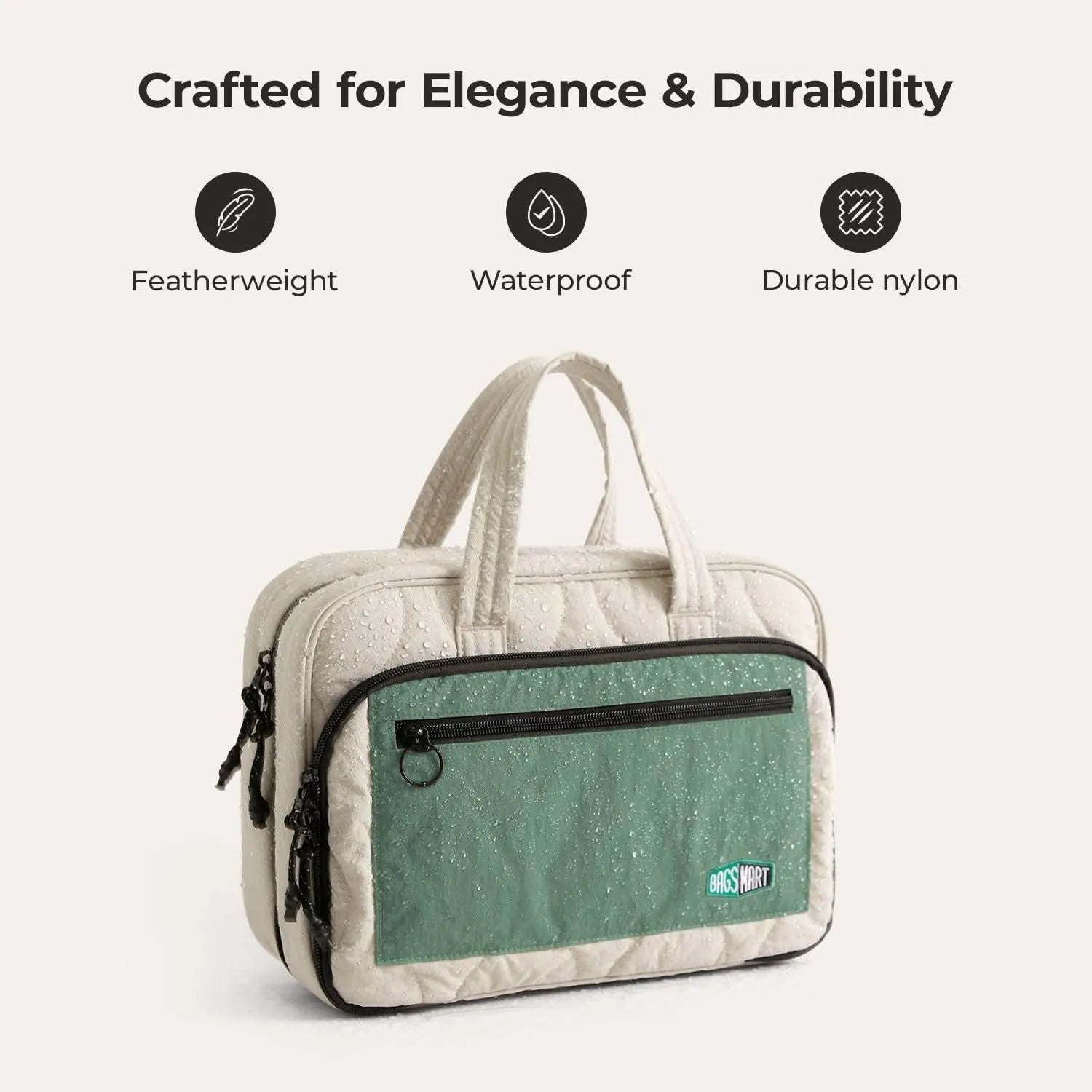 Walker Hanging Travel Toiletry Bag with Waterproof Compartment - Stellarmarketstore