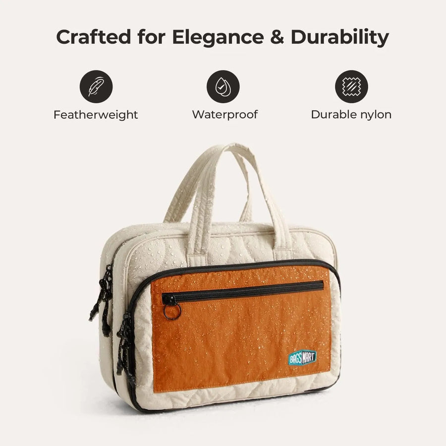 Walker Hanging Travel Toiletry Bag with Waterproof Compartment - Stellarmarketstore