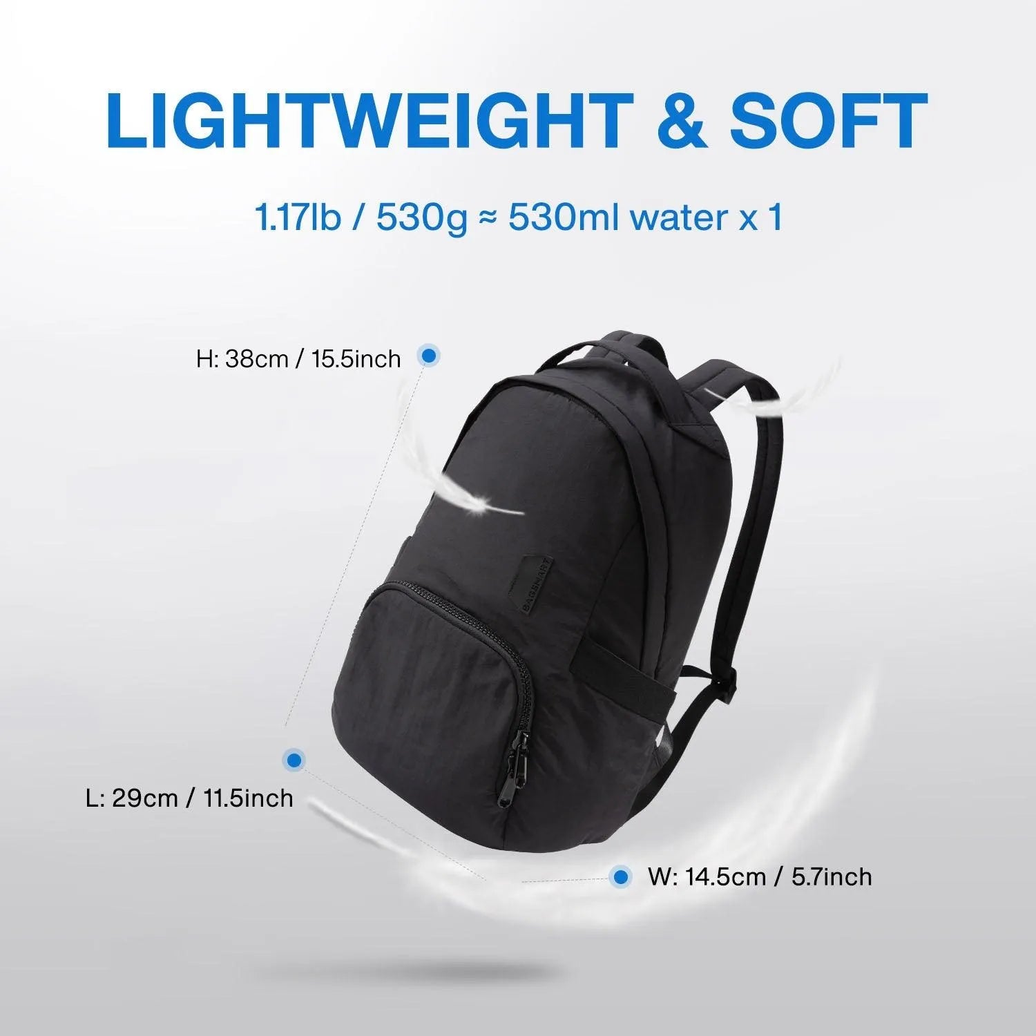 Zoraesque 14L Featherlight 13.3 Inch Backpack - Stellarmarketstore
