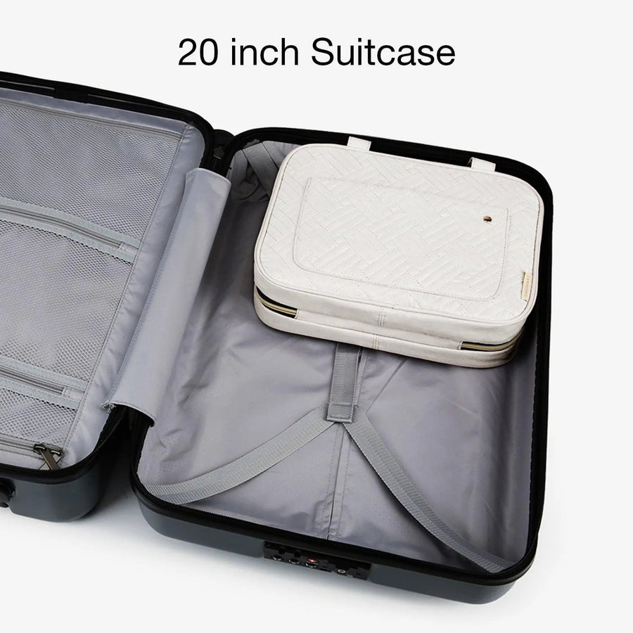 Bonchemin Beige The Space Saver Toiletry Bag - Stellarmarketstore