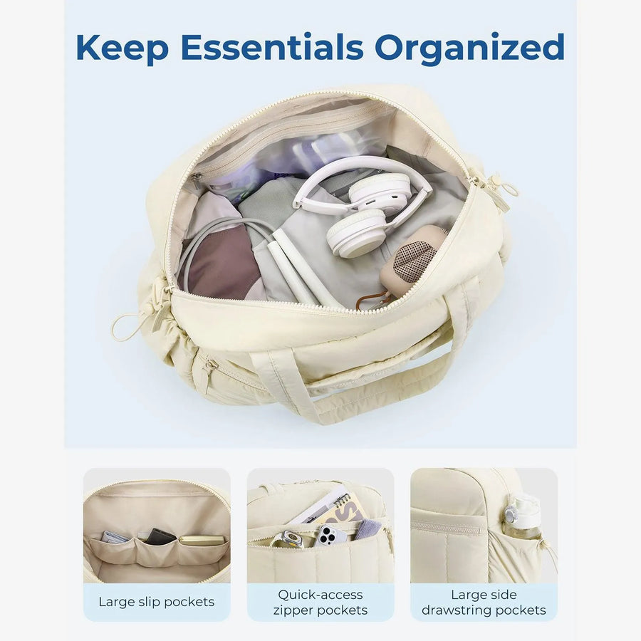 Puffy Water-Resistant Gym & Travel Duffle Bag - Stellarmarketstore