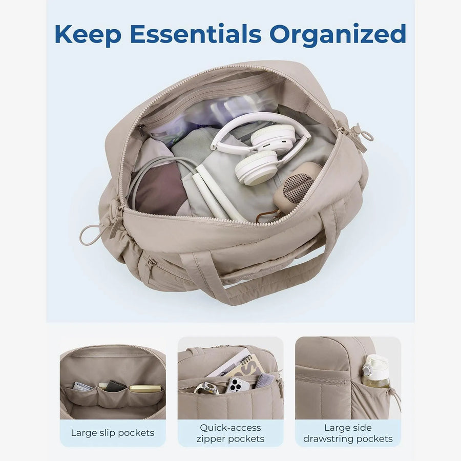 Puffy Water-Resistant Gym & Travel Duffle Bag - Stellarmarketstore