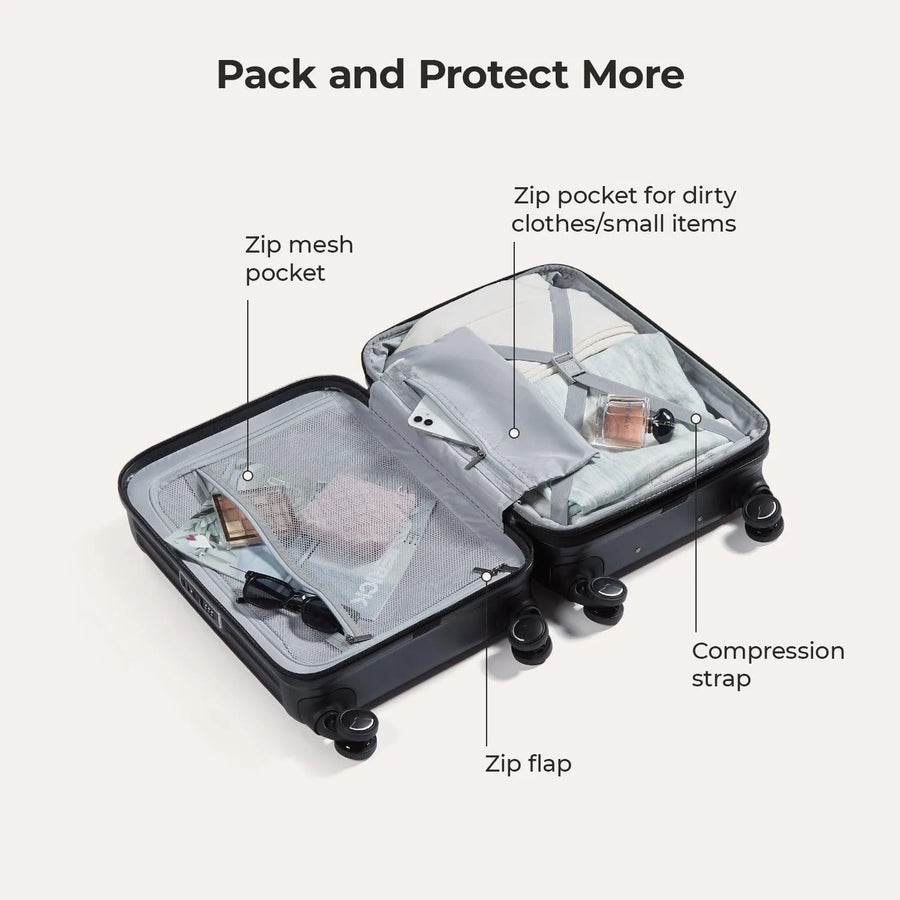 Odyssey 20 Inch Airline Approved Hardside Spinner Suitcase - Stellarmarketstore