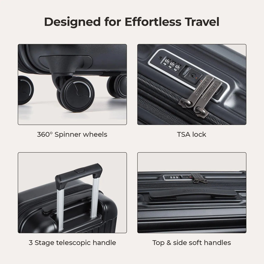 Odyssey 20 Inch Airline Approved Hardside Spinner Suitcase - Stellarmarketstore