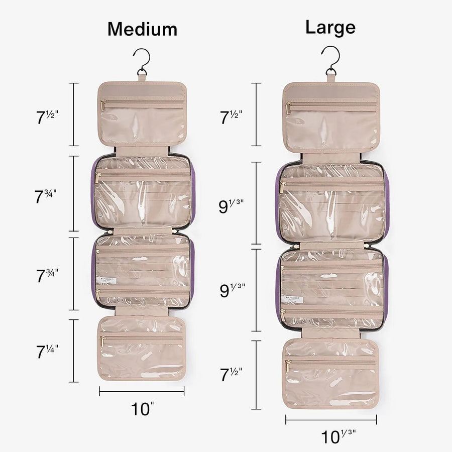 Bonchemin Purple The Space Saver Toiletry Bag - Stellarmarketstore