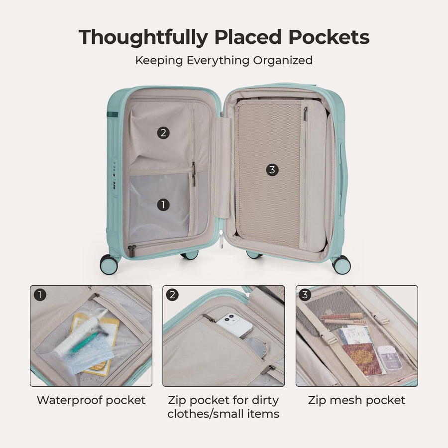 Roamer Expandable 20" Carry On Luggage - Stellarmarketstore