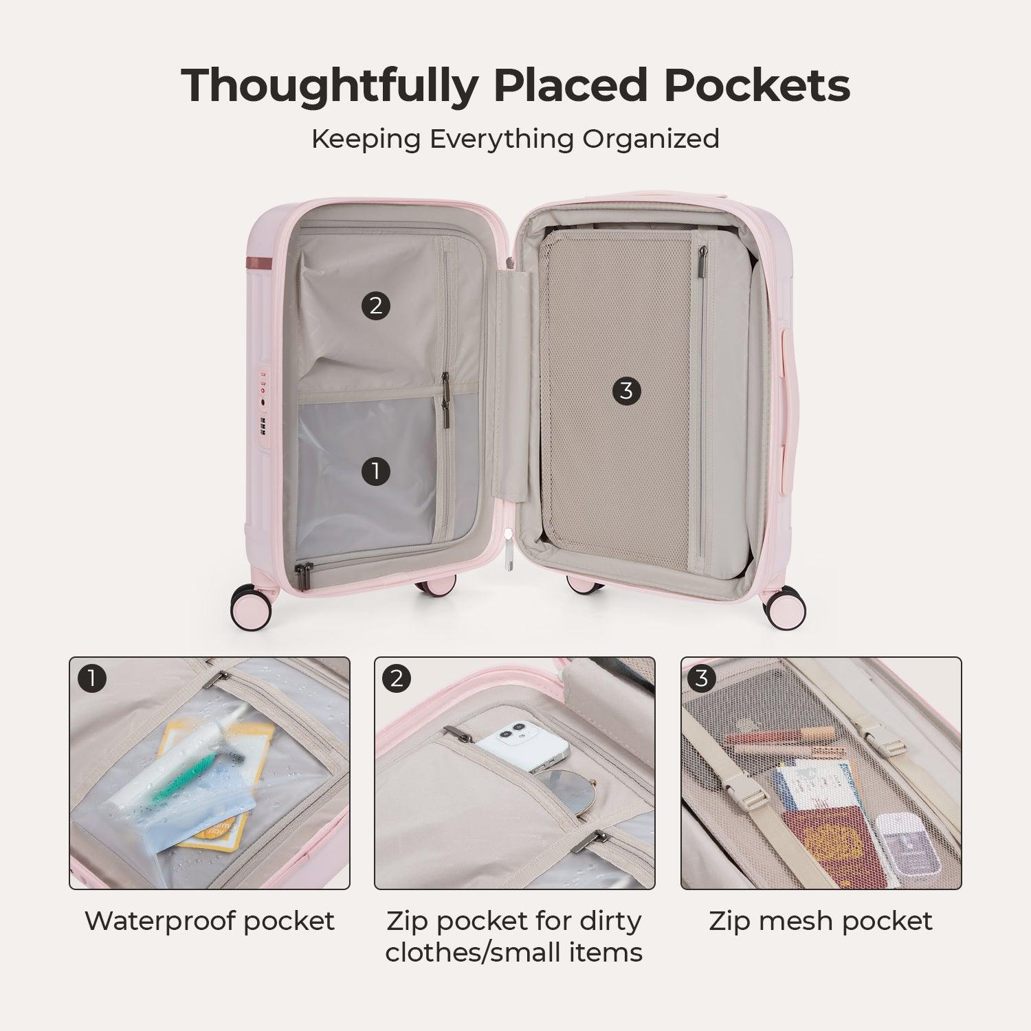 Roamer Expandable 20" Carry On Luggage - Stellarmarketstore